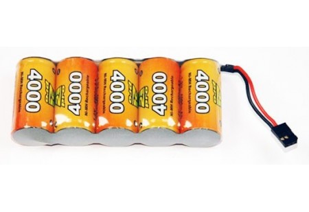 Batterie de réception RX NiMh 4,8V 2500mah prise Futaba